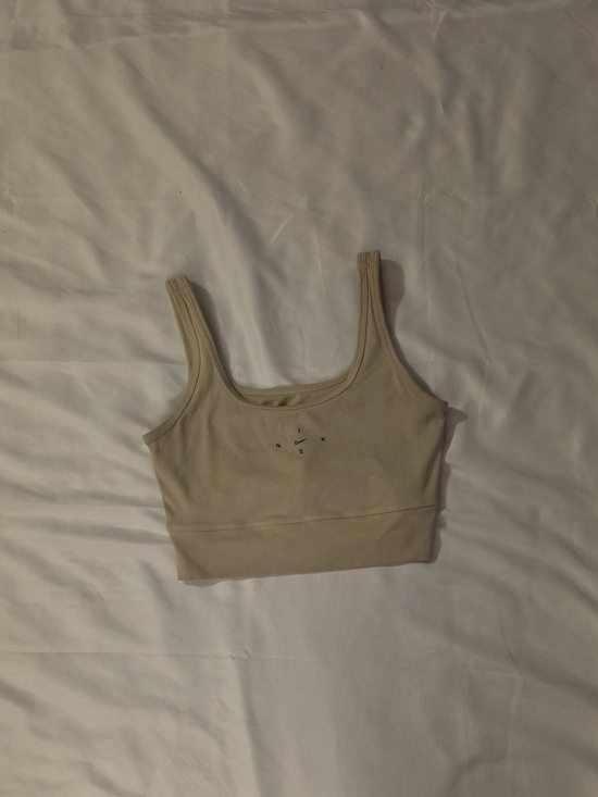 Nike Tops - Nike Beige Dri-FIT Athletic Tank Top